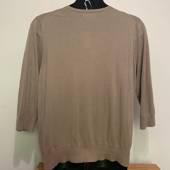 Old Navy Women's Cardigan Sweater Taupe 2X New - Picture 3 of 8